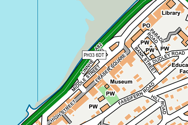 PH33 6DT map - OS OpenMap – Local (Ordnance Survey)