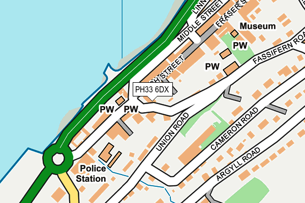 PH33 6DX map - OS OpenMap – Local (Ordnance Survey)