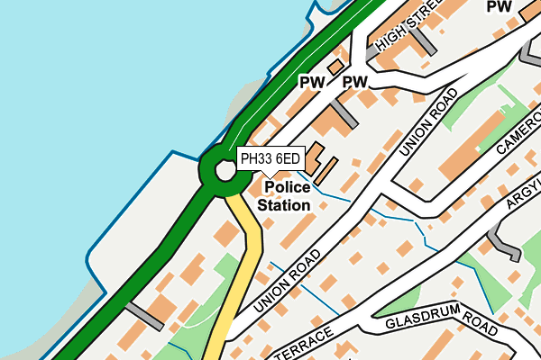 PH33 6ED map - OS OpenMap – Local (Ordnance Survey)