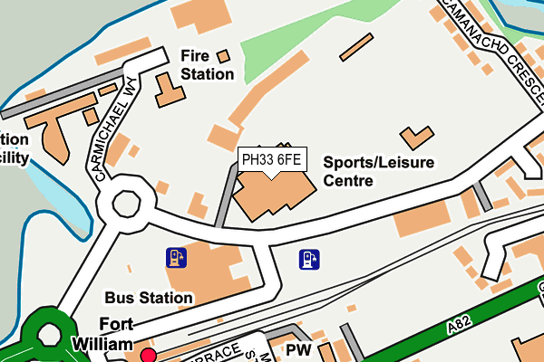 PH33 6FE map - OS OpenMap – Local (Ordnance Survey)
