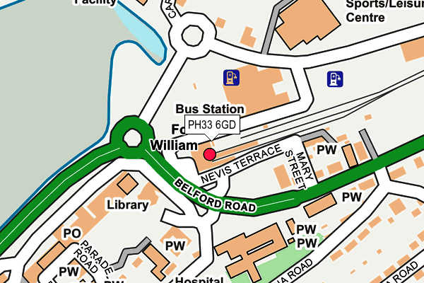 PH33 6GD map - OS OpenMap – Local (Ordnance Survey)