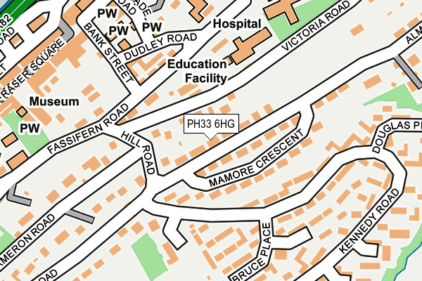PH33 6HG map - OS OpenMap – Local (Ordnance Survey)