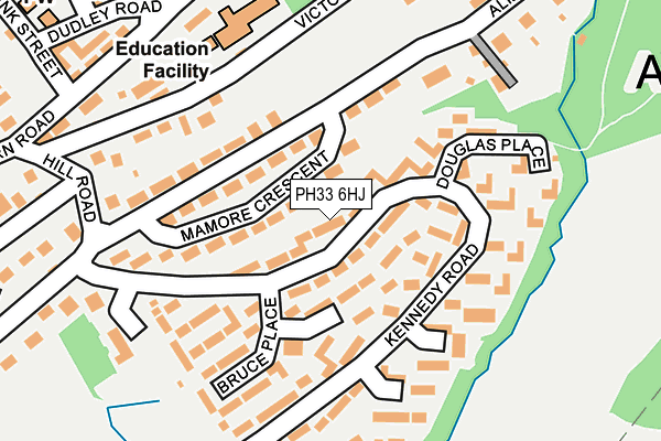 PH33 6HJ map - OS OpenMap – Local (Ordnance Survey)