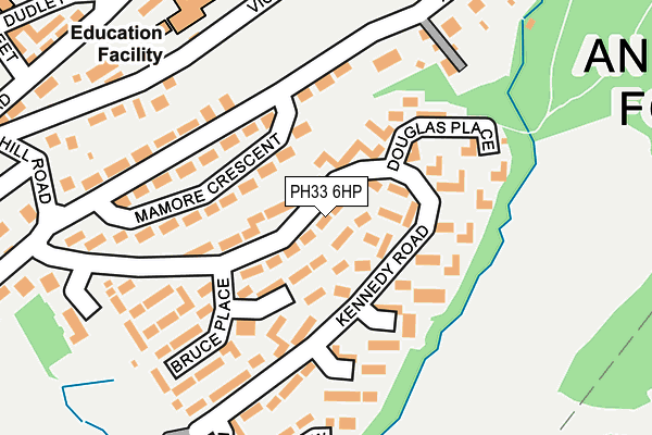 PH33 6HP map - OS OpenMap – Local (Ordnance Survey)