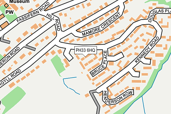 PH33 6HQ map - OS OpenMap – Local (Ordnance Survey)