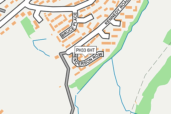 PH33 6HT map - OS OpenMap – Local (Ordnance Survey)