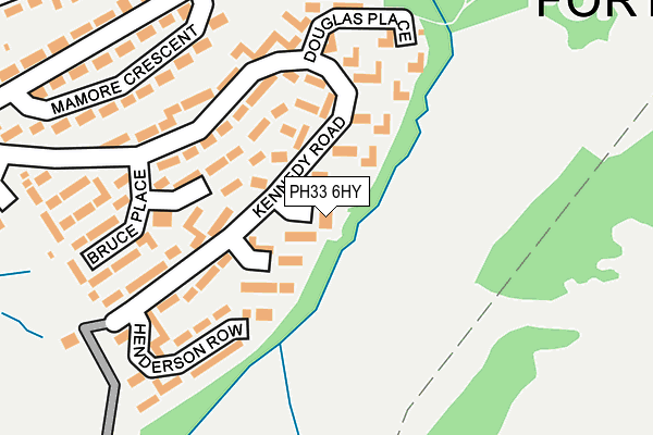 PH33 6HY map - OS OpenMap – Local (Ordnance Survey)