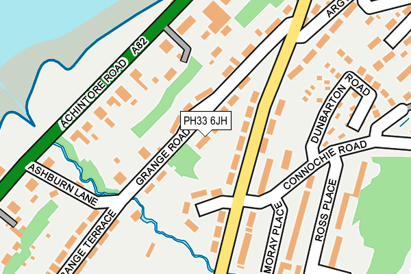 PH33 6JH map - OS OpenMap – Local (Ordnance Survey)
