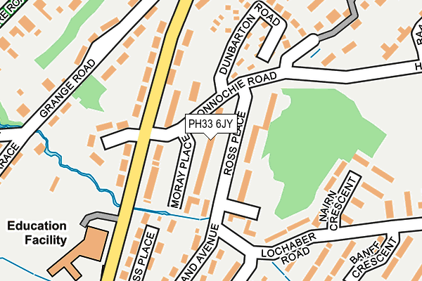 PH33 6JY map - OS OpenMap – Local (Ordnance Survey)