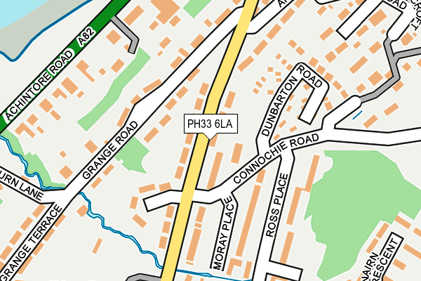 PH33 6LA map - OS OpenMap – Local (Ordnance Survey)