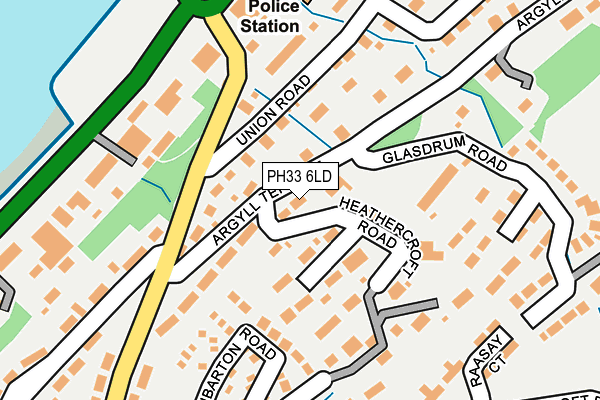 PH33 6LD map - OS OpenMap – Local (Ordnance Survey)