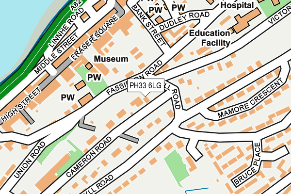 PH33 6LG map - OS OpenMap – Local (Ordnance Survey)