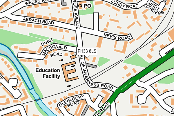 PH33 6LS map - OS OpenMap – Local (Ordnance Survey)