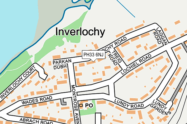 PH33 6NJ map - OS OpenMap – Local (Ordnance Survey)