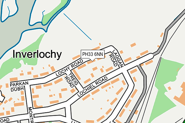 PH33 6NN map - OS OpenMap – Local (Ordnance Survey)