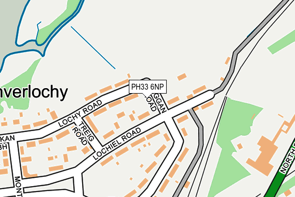 PH33 6NP map - OS OpenMap – Local (Ordnance Survey)