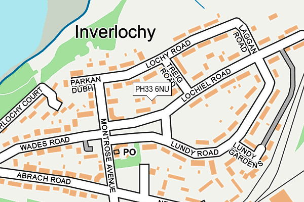 PH33 6NU map - OS OpenMap – Local (Ordnance Survey)
