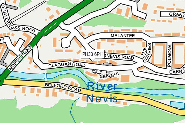 PH33 6PH map - OS OpenMap – Local (Ordnance Survey)