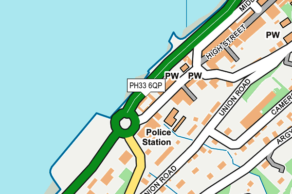 PH33 6QP map - OS OpenMap – Local (Ordnance Survey)