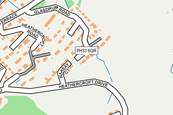 PH33 6QR map - OS OpenMap – Local (Ordnance Survey)