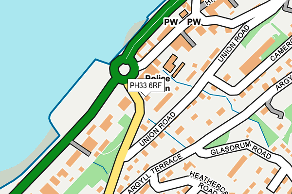 PH33 6RF map - OS OpenMap – Local (Ordnance Survey)