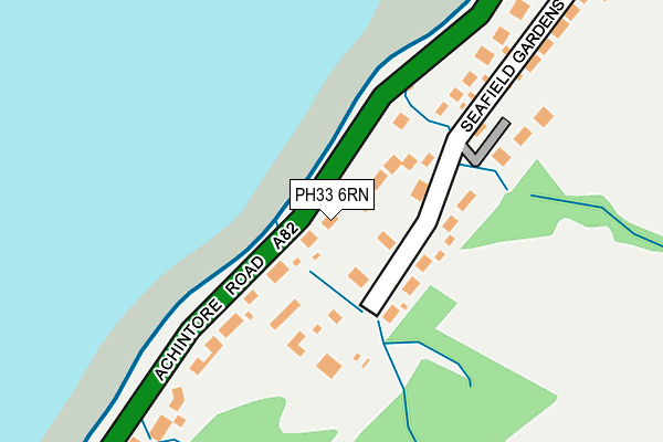 PH33 6RN map - OS OpenMap – Local (Ordnance Survey)