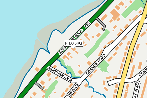 PH33 6RQ map - OS OpenMap – Local (Ordnance Survey)