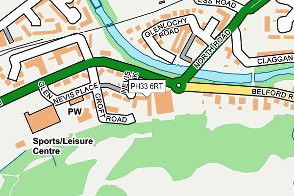 PH33 6RT map - OS OpenMap – Local (Ordnance Survey)