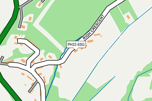 PH33 6SG map - OS OpenMap – Local (Ordnance Survey)