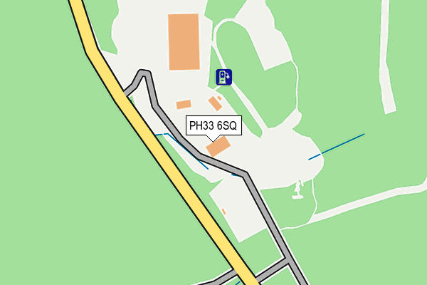PH33 6SQ map - OS OpenMap – Local (Ordnance Survey)