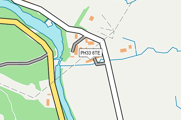 PH33 6TE map - OS OpenMap – Local (Ordnance Survey)