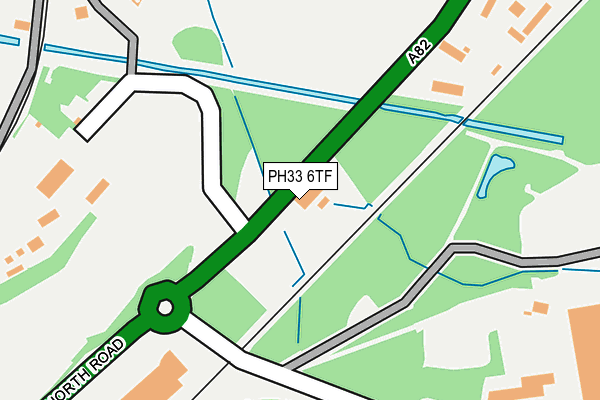 PH33 6TF map - OS OpenMap – Local (Ordnance Survey)