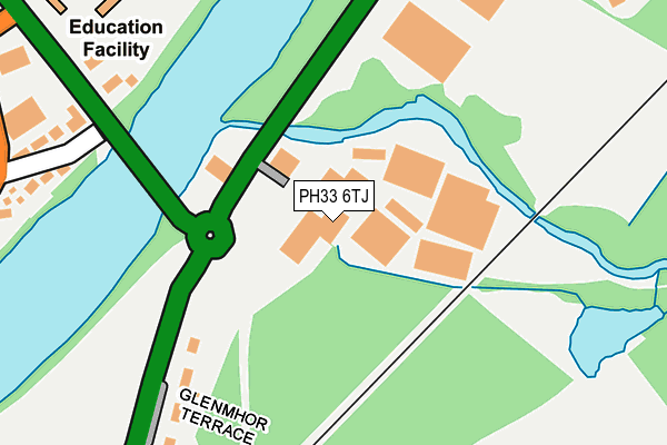 PH33 6TJ map - OS OpenMap – Local (Ordnance Survey)