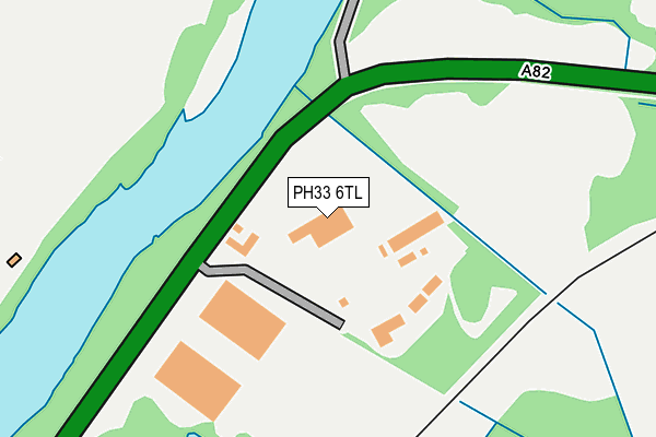 PH33 6TL map - OS OpenMap – Local (Ordnance Survey)