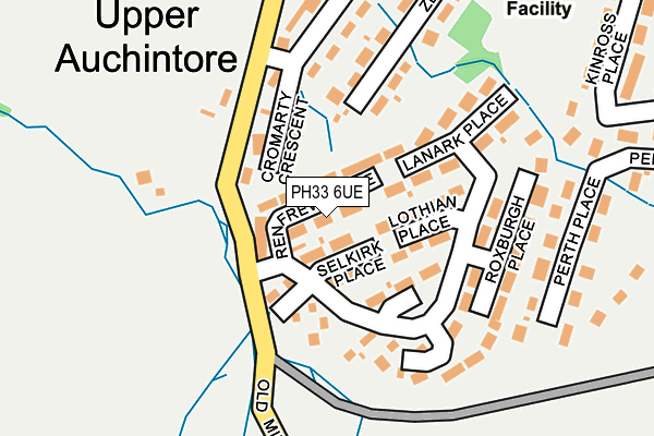 PH33 6UE map - OS OpenMap – Local (Ordnance Survey)