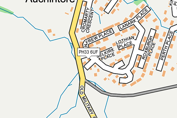 PH33 6UF map - OS OpenMap – Local (Ordnance Survey)