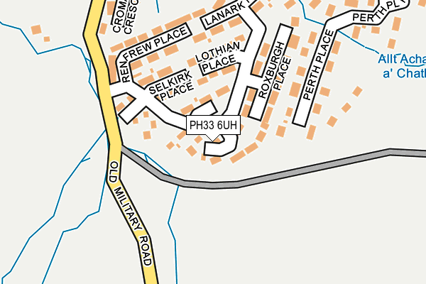 PH33 6UH map - OS OpenMap – Local (Ordnance Survey)
