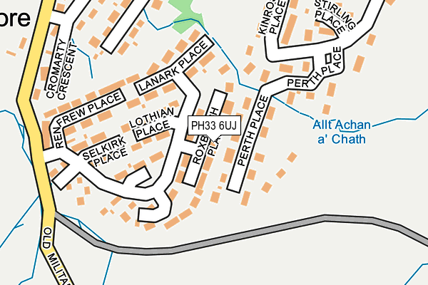 PH33 6UJ map - OS OpenMap – Local (Ordnance Survey)