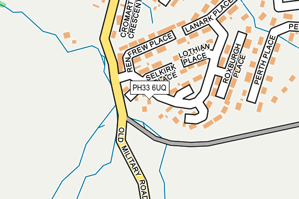 PH33 6UQ map - OS OpenMap – Local (Ordnance Survey)