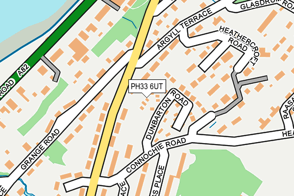 PH33 6UT map - OS OpenMap – Local (Ordnance Survey)