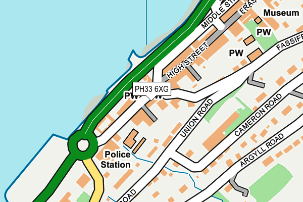 PH33 6XG map - OS OpenMap – Local (Ordnance Survey)