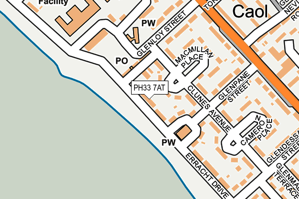 PH33 7AT map - OS OpenMap – Local (Ordnance Survey)