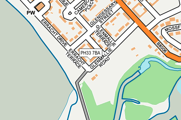 PH33 7BA map - OS OpenMap – Local (Ordnance Survey)