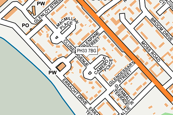 PH33 7BG map - OS OpenMap – Local (Ordnance Survey)