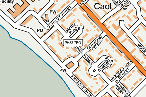 PH33 7BQ map - OS OpenMap – Local (Ordnance Survey)