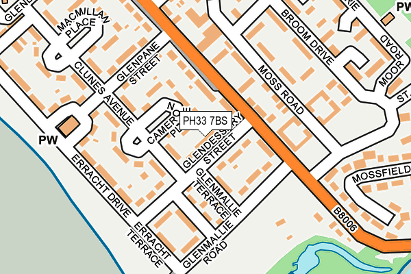 PH33 7BS map - OS OpenMap – Local (Ordnance Survey)