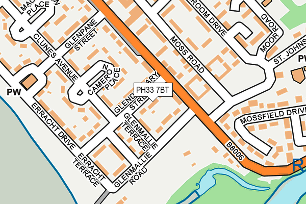 PH33 7BT map - OS OpenMap – Local (Ordnance Survey)