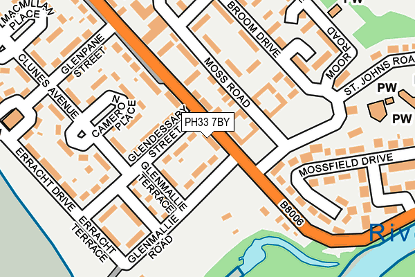 PH33 7BY map - OS OpenMap – Local (Ordnance Survey)