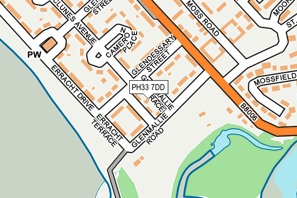 PH33 7DD map - OS OpenMap – Local (Ordnance Survey)