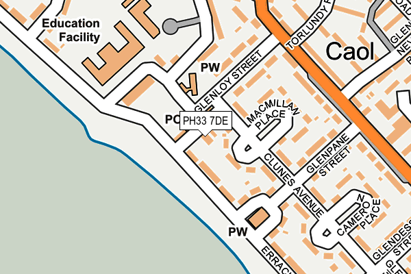 PH33 7DE map - OS OpenMap – Local (Ordnance Survey)
